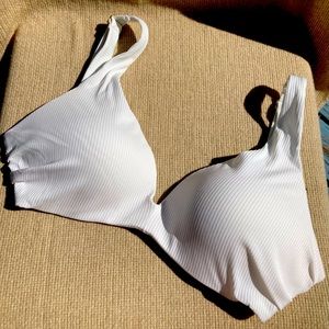 NEW White bikini top.